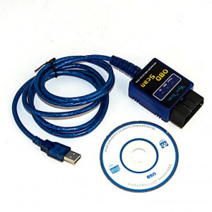 12V V1.5 OBD2 ELM327 Interface USB CAN-BUS Scanner diagnostic  