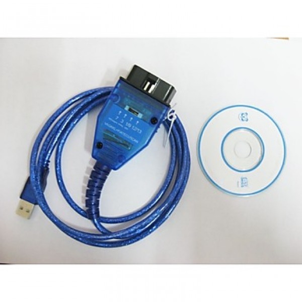 VAG KKL USB+Fiat ECU Scan Diagnostic Comaptible Interface OBD2 Tool with Original FT232RL Chip  