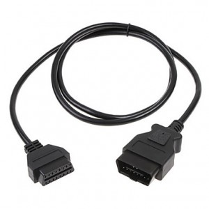 OBD-II OBD2 16Pin Male to Female Extension Cable Diagnostic Extender 150cm  