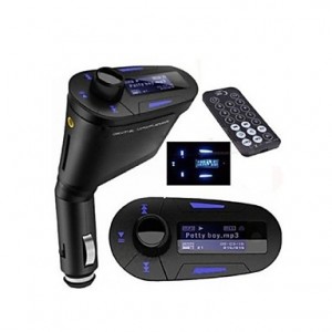 FM Transmitter With With Wireless Controller/MP3 Play SD/MMC Card  