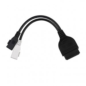 Audi 2x2 to OBD2 Adapter VW 2x2 OBDII Cable VAG 2x2 OBDII Adapter  