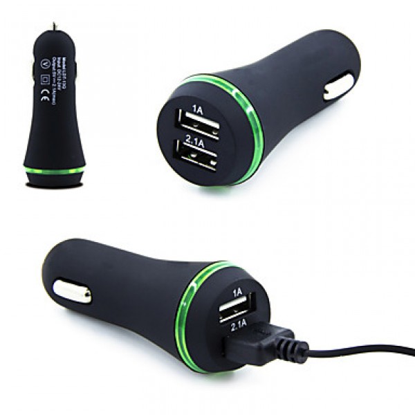 BC01 Support NFC Bluetooth 4.0 Car Handsfree 2.1A USB Car charger 3.5MM AUX Receiver  