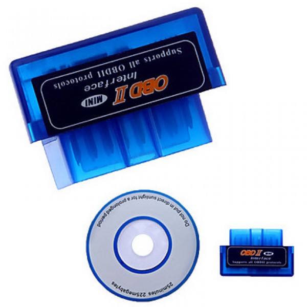 Portable Mini V1.5 ELM327 OBD2/OBDII Bluetooth Auto Car Scanner Diagnostic Tool for Android  