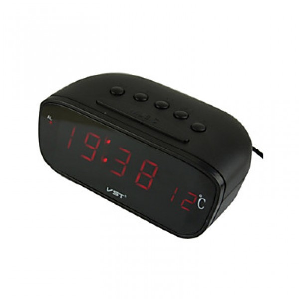 12/24 Hour system Led Display Car Clock Dispaly Hour Minute And Temperature  