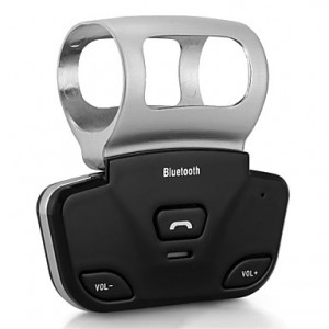 Steering Wheel Bluetooth V3.0 Handsfree Speakerphone + Mic Car Kit For Phone  