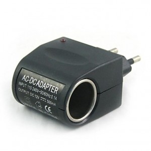 100V-240V AC to 12V DC Power Cigarette Lighter(EU Plug)  