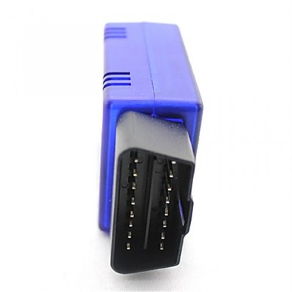 ELM327C Super Mini V1.5 Bluetooth OBD-II Car Auto Diagnostic Scanner Tool - Blue + Black (12V)  