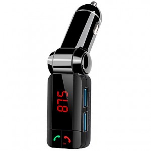 Bluetooth Handsfree Car Kit Bluetooth 3.0, FM Transmitter, Dual USB Car Charger, MP3 Player  
