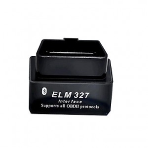 Black Mini Elm327 Bluetooth Obd2 V2.1 Auto Detector  